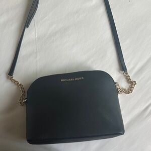 Michael Kors black Crossbody Bag with Gold accents